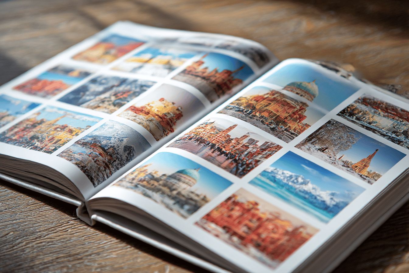 Comment un album photo de voyage peut-il servir de journal de bord détaillé ?