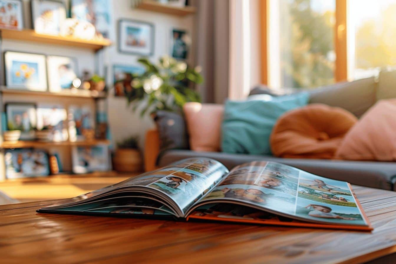 Livre photo et album photo : objet décoratif et souvenir de famille