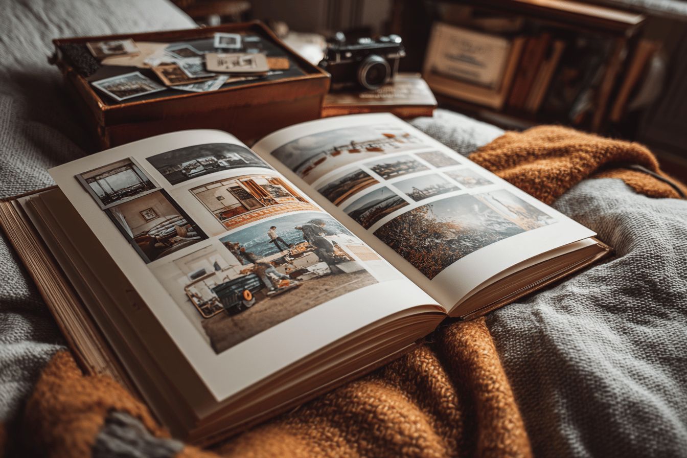 Livre et album photo : quel rôle jouent les thèmes et les narrations dans l'organisation des photos ?