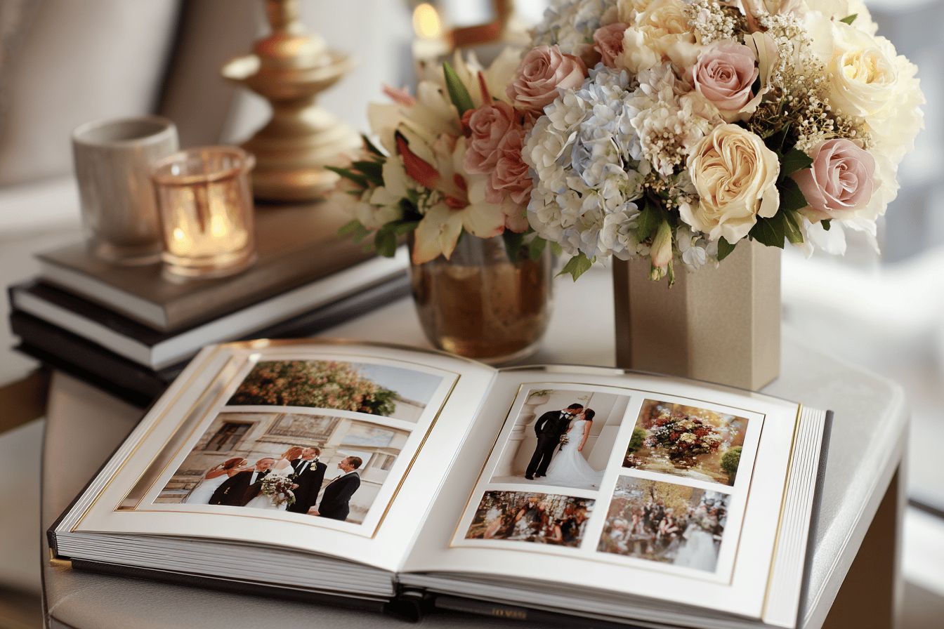 L'album photo en format portrait : idéal pour sublimer les photos de mariage de groupe ?