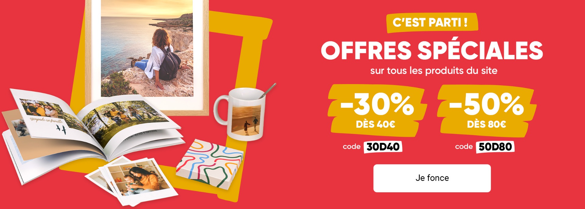 OFFRES SPÉCIALES : jusqu'à -50% sur tout le site.
