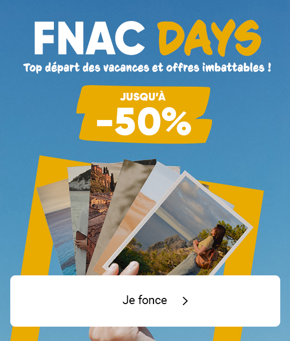 FNAC DAYS : jusqu'à -50% sur tout le site.