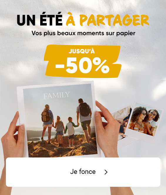 Jusqu'à -50% sur tout le site.