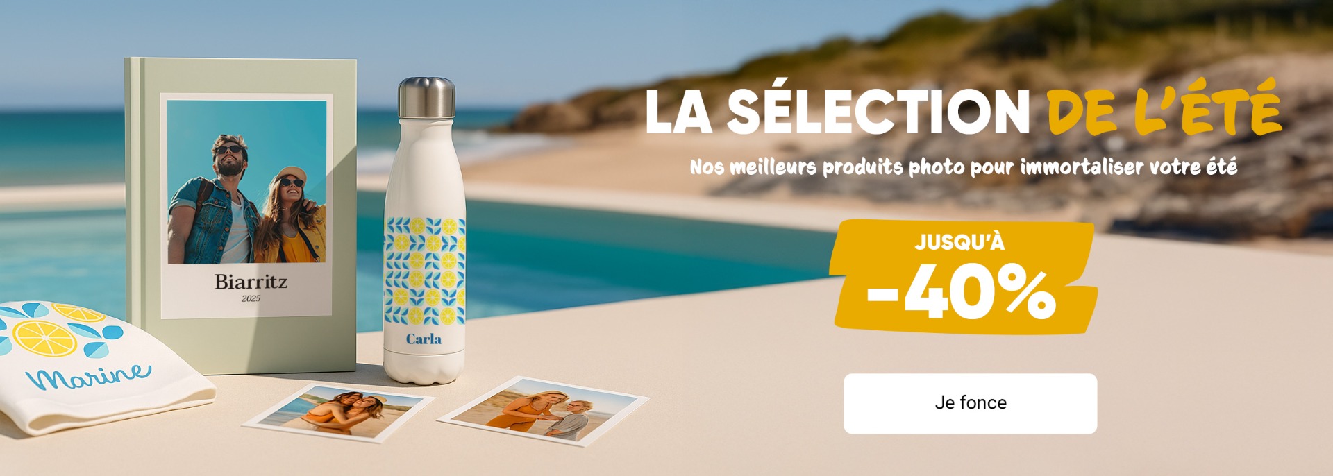Jusqu'à -40% sur tout le site.