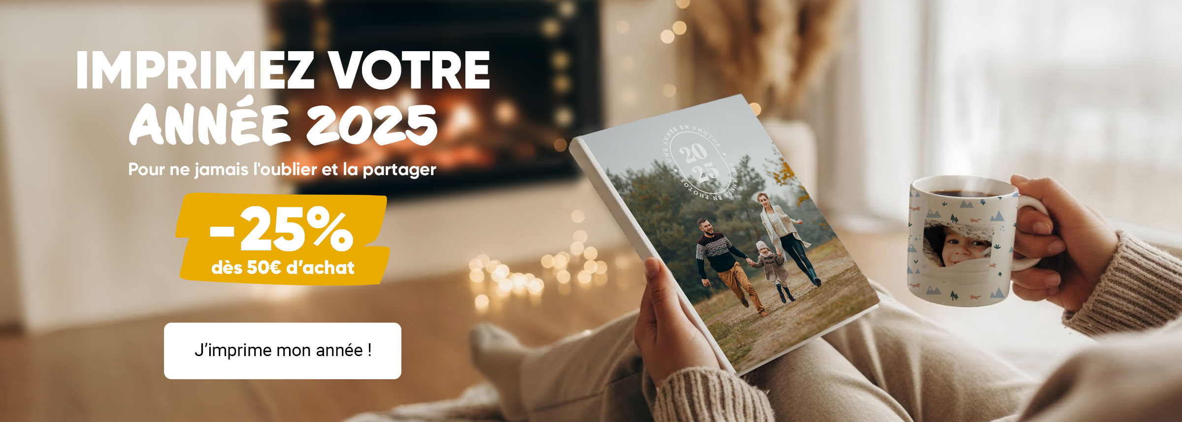 Cadeaux photo Noël : jusqu'à -40% sur tout le site