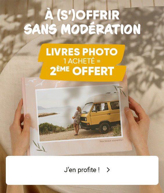 Livres photo : 1 acheté = 2ème offert