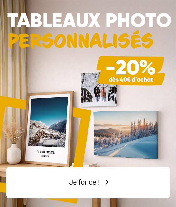 Bon plan : Jusqu'à -20% sur la décoration murale personnalisée