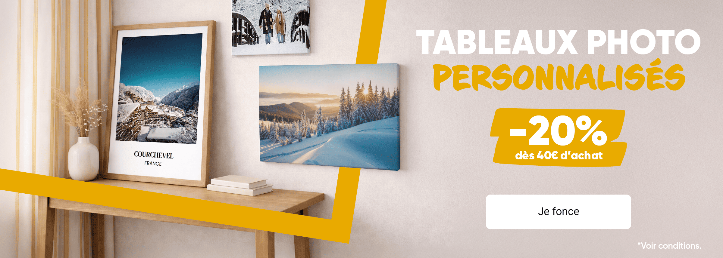 Bon plan : Jusqu'à -20% sur la décoration murale personnalisée