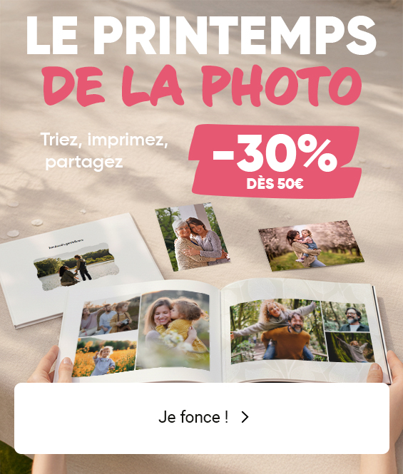 Printemps de la photo : Jusqu'à -30%
