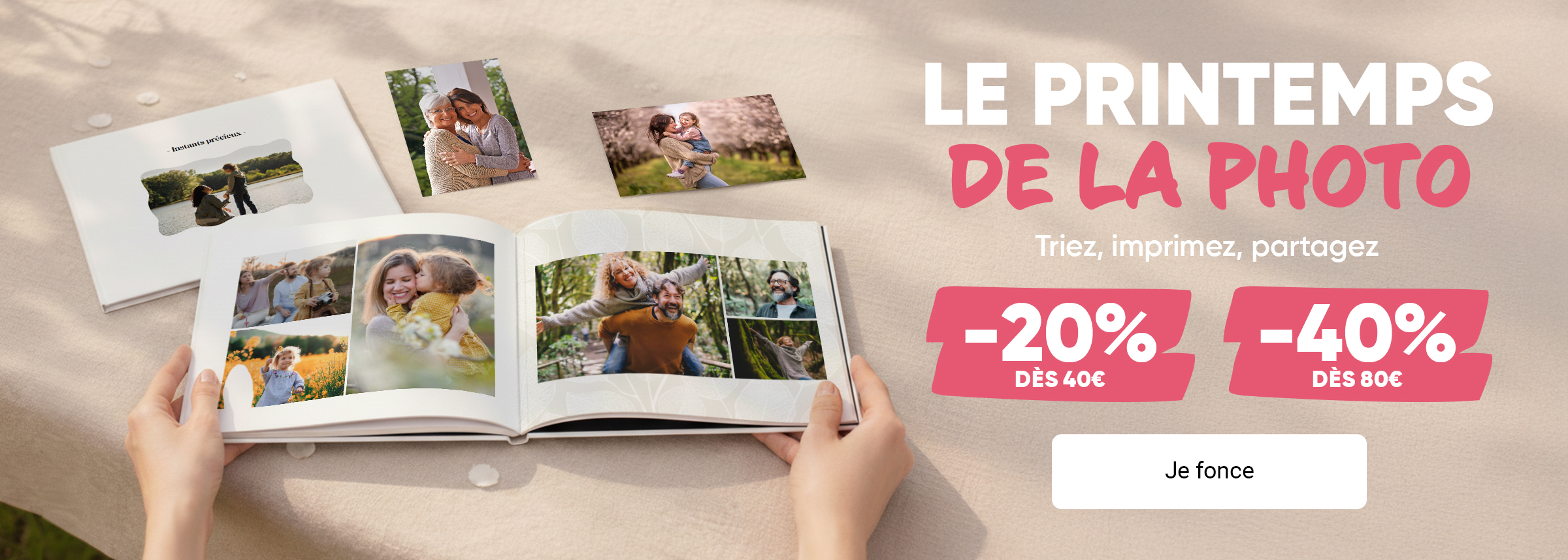 Printemps de la photo : Jusqu'à -40%