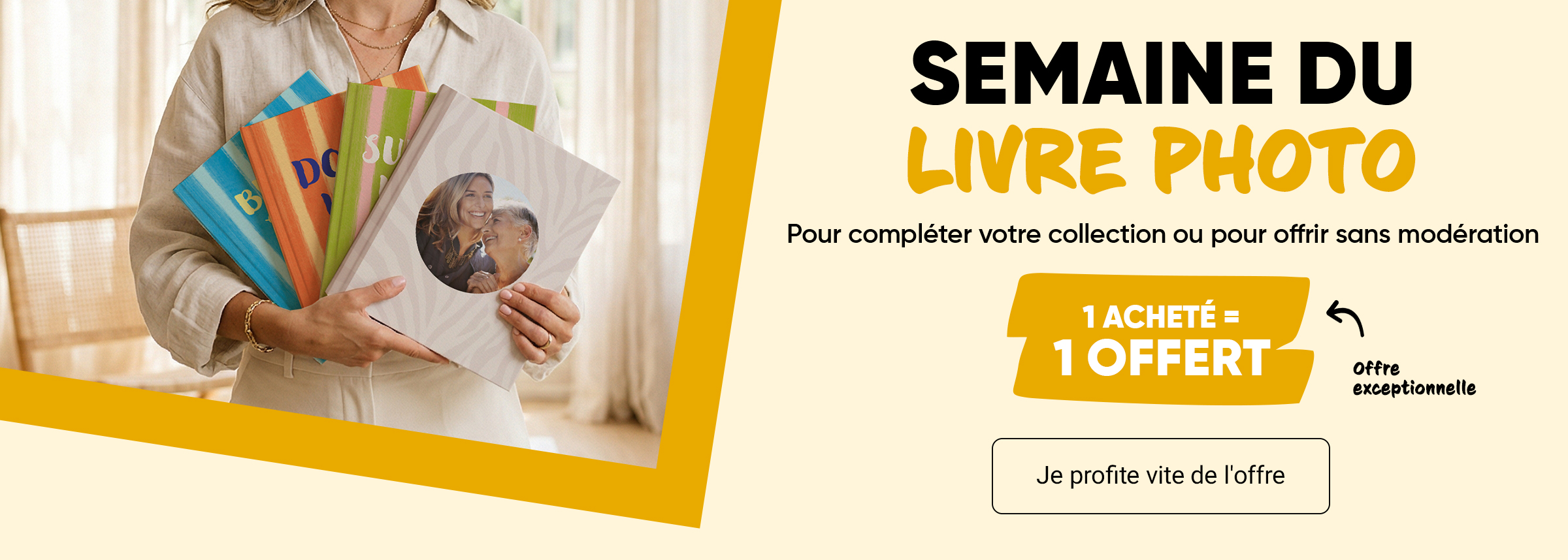livres photo : 1 acheté = 1 offert