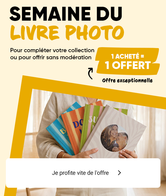 livres photo : 1 acheté = 1 offert