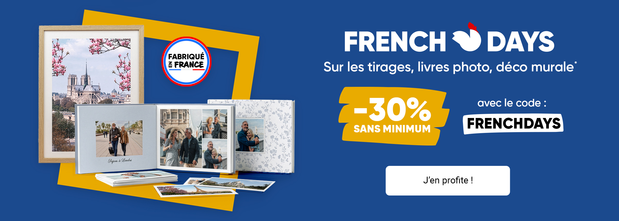 french days : -30% sans minimum