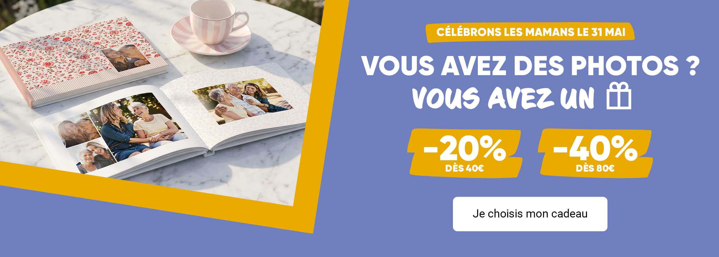 cadeaux photo personnalisés fête des mères