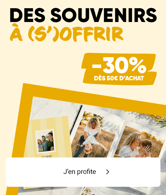 impression photo week-end prolongé jusqu'à -50%