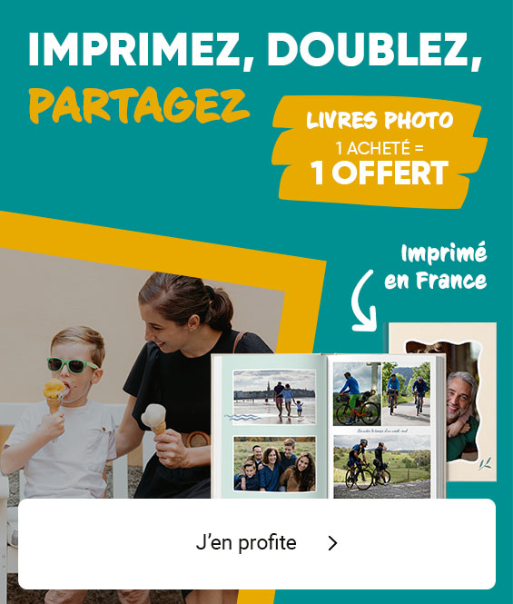 impression livre photo week-end prolongé -50%
