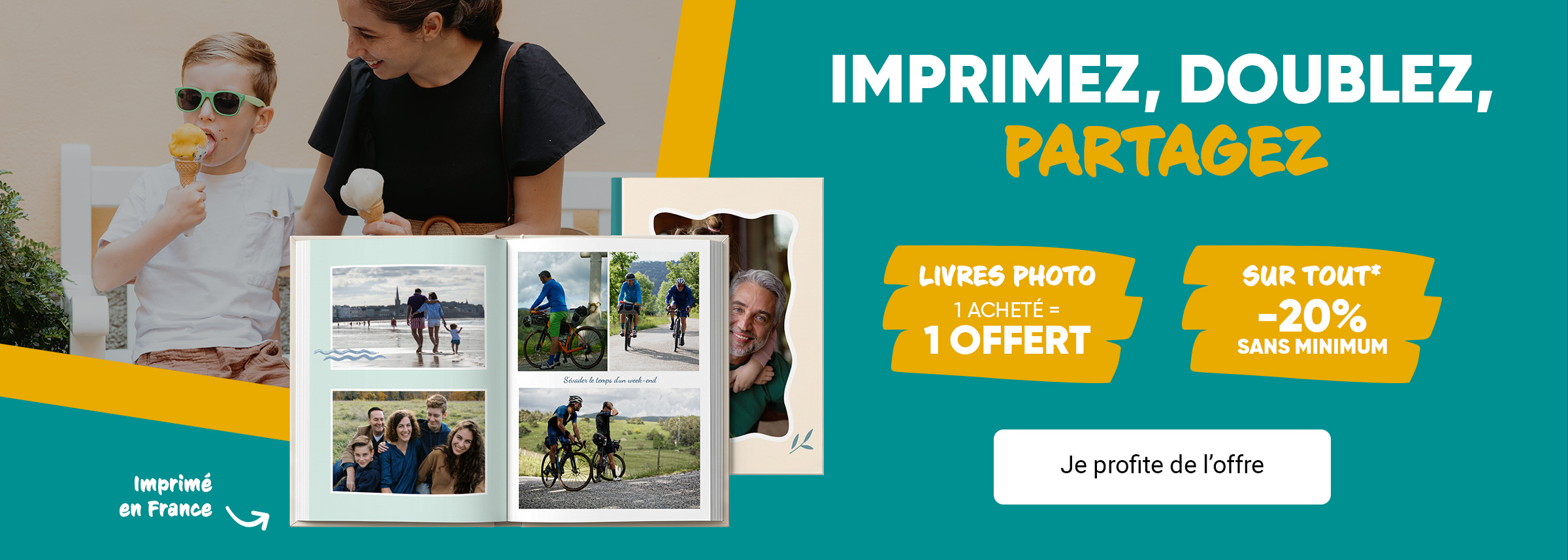 impression livre photo week-end prolongé -50%