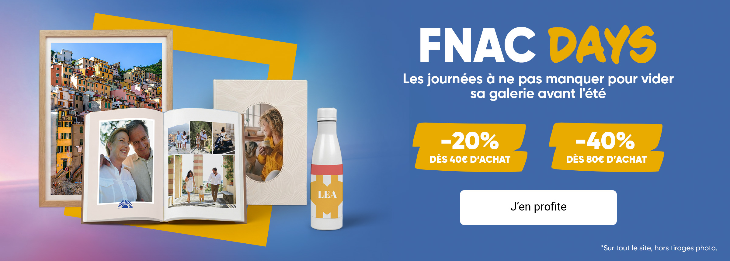 Fnac Days : Imprimez vos photos jusqu'à -40%