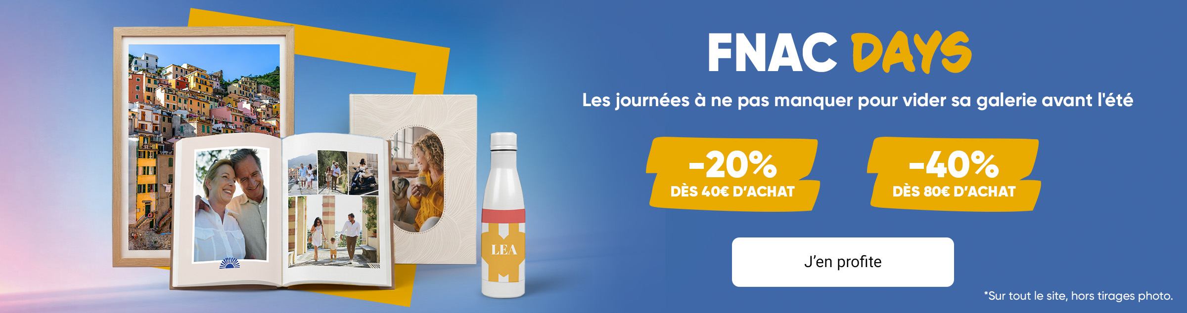 Fnac Days : Imprimez vos photos jusqu'à -40%