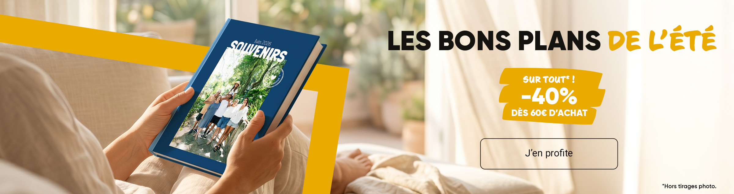 Livre photo, tirages photo à -40%