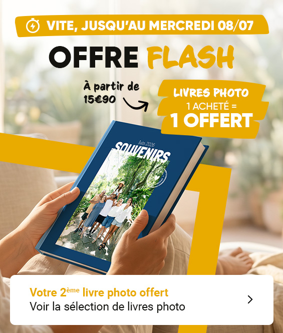 Livre photo OFFERT dès 1 acheté