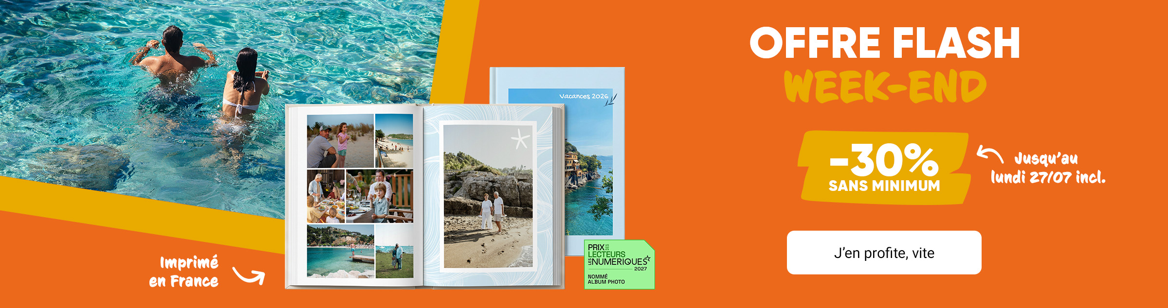 Livres photo de vacances en promo à -30% sans minimum