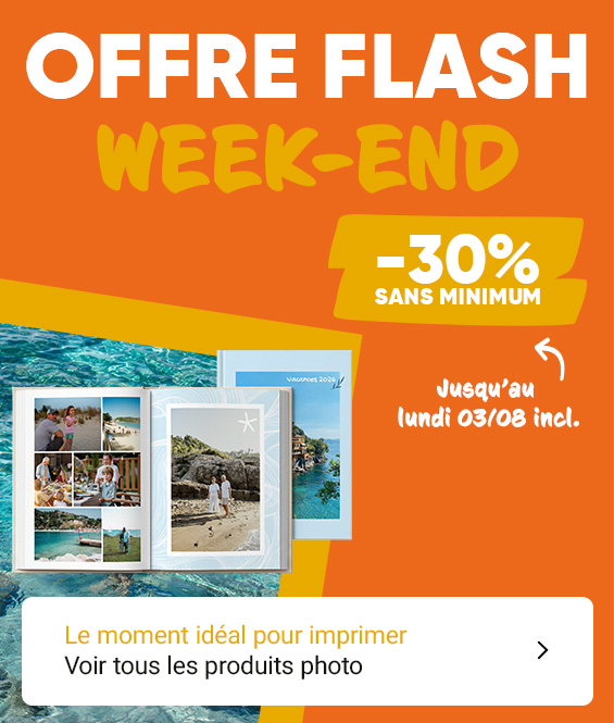 Livres photo de vacances en promo à -30% sans minimum