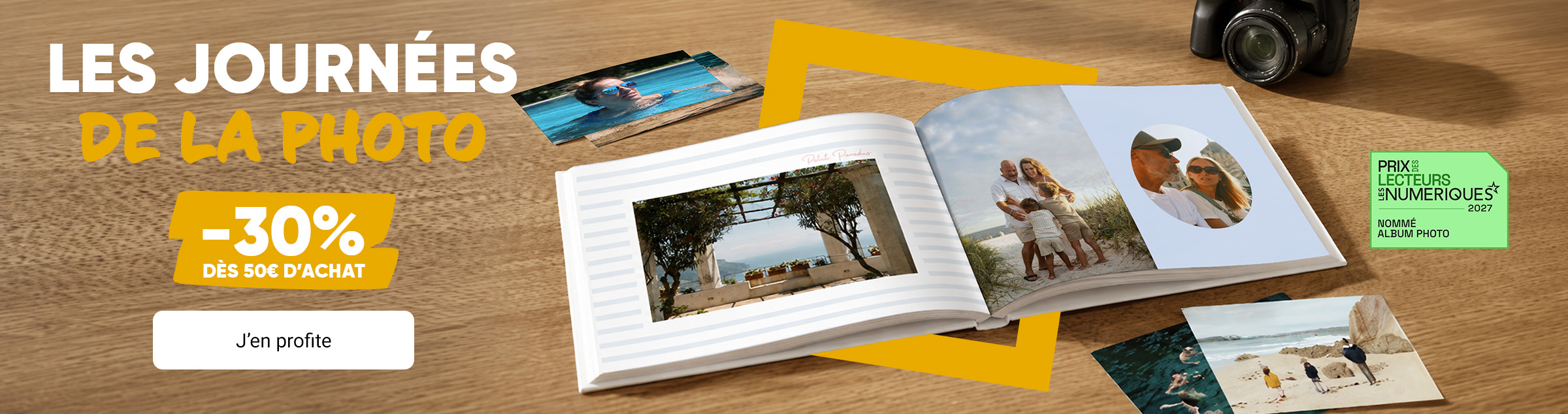 Livre photo, tirages photo en promo jusqu'à -30%