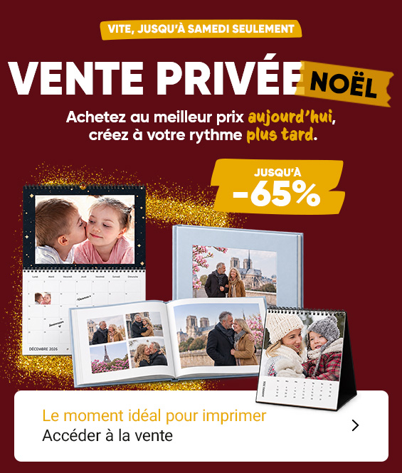 Vente privée : Jusqu'à -65%