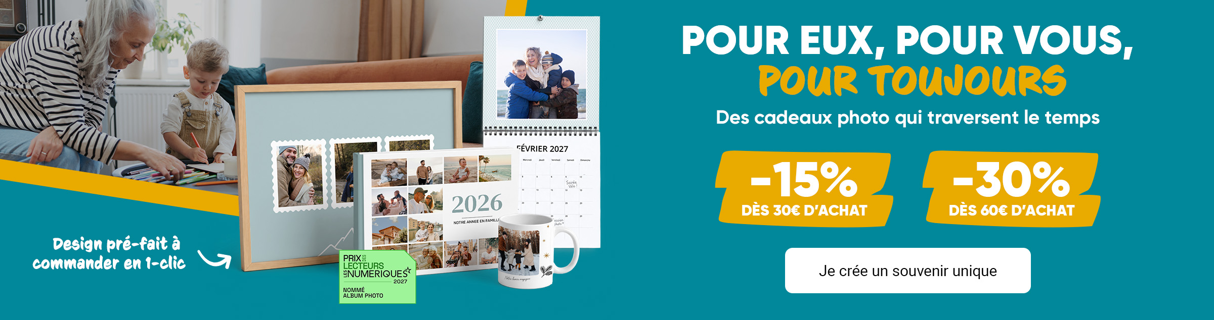 Livre photo, tirages photo en promo jusqu'à -30%