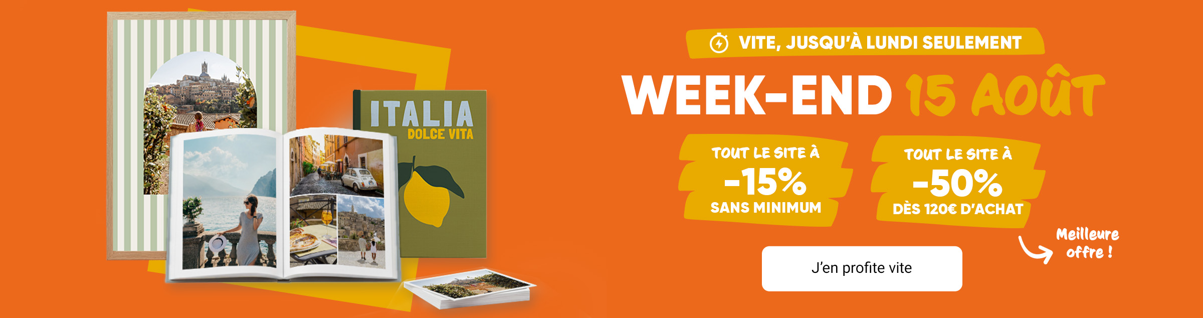 Offre flash : tout le site à -50%