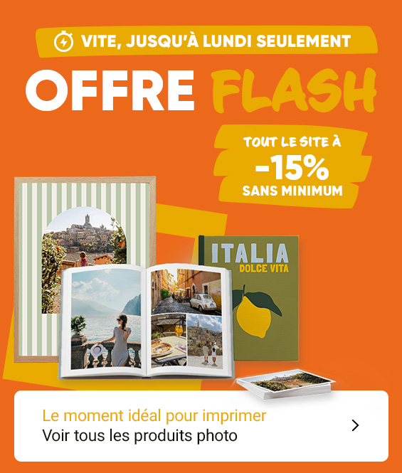 Offre flash : tout le site à -50%