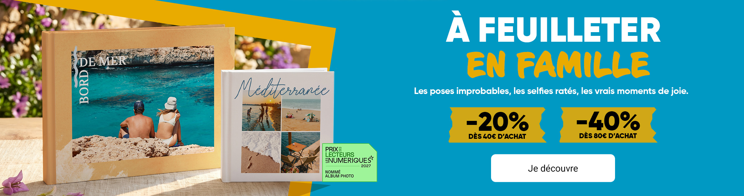 Livre photo, tirages photo en promo jusqu'à -40%