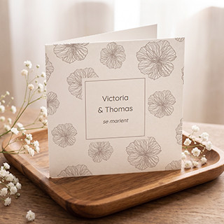 Faire-part de mariage