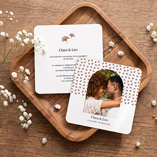 Faire-part de mariage