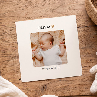 Faire-part de naissance