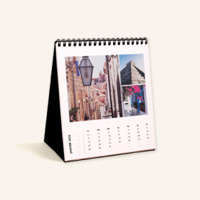 Calendrier de bureau personnalisé