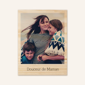 Photo sur bois