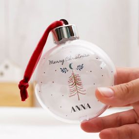 Boule de Noël personnalisée
