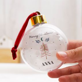 Boule de Noël personnalisée