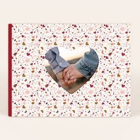 Livre photo coeur - A4 Paysage - Couverture à fenêtre