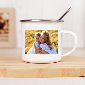 Mug émaillé personnalisé