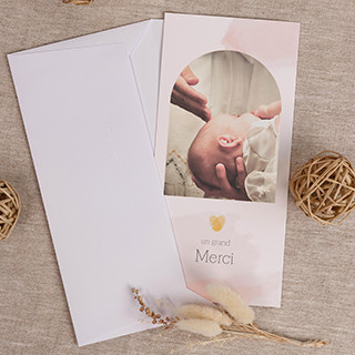 Carte de remerciement