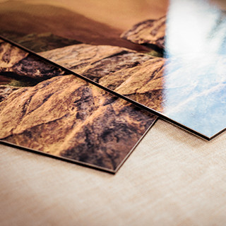 Photo sur aluminium