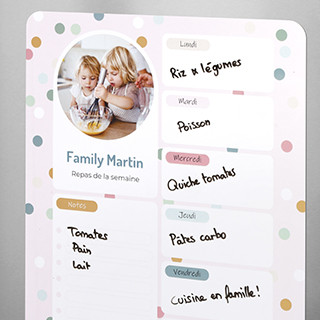 Tableau magnétique frigo personnalisé