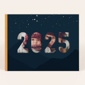 Album photo de votre année - A4 Paysage - Couverture à fenêtre