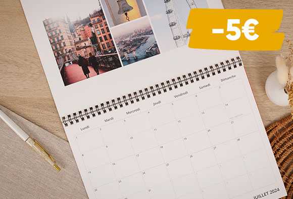 Imprimez votre calendrier photos personnalisé