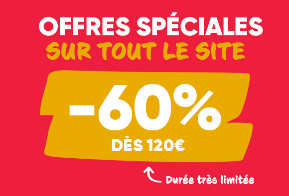Tout le site à -50% dès 80€
