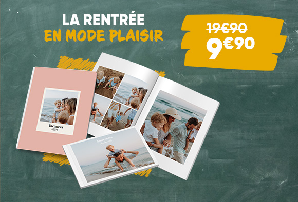 Livres photo mini à couverture souple à 9€90