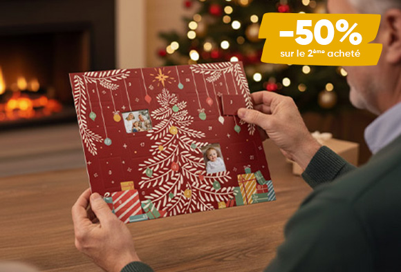 -50% sur le 2ème calendrier de l'Avent acheté